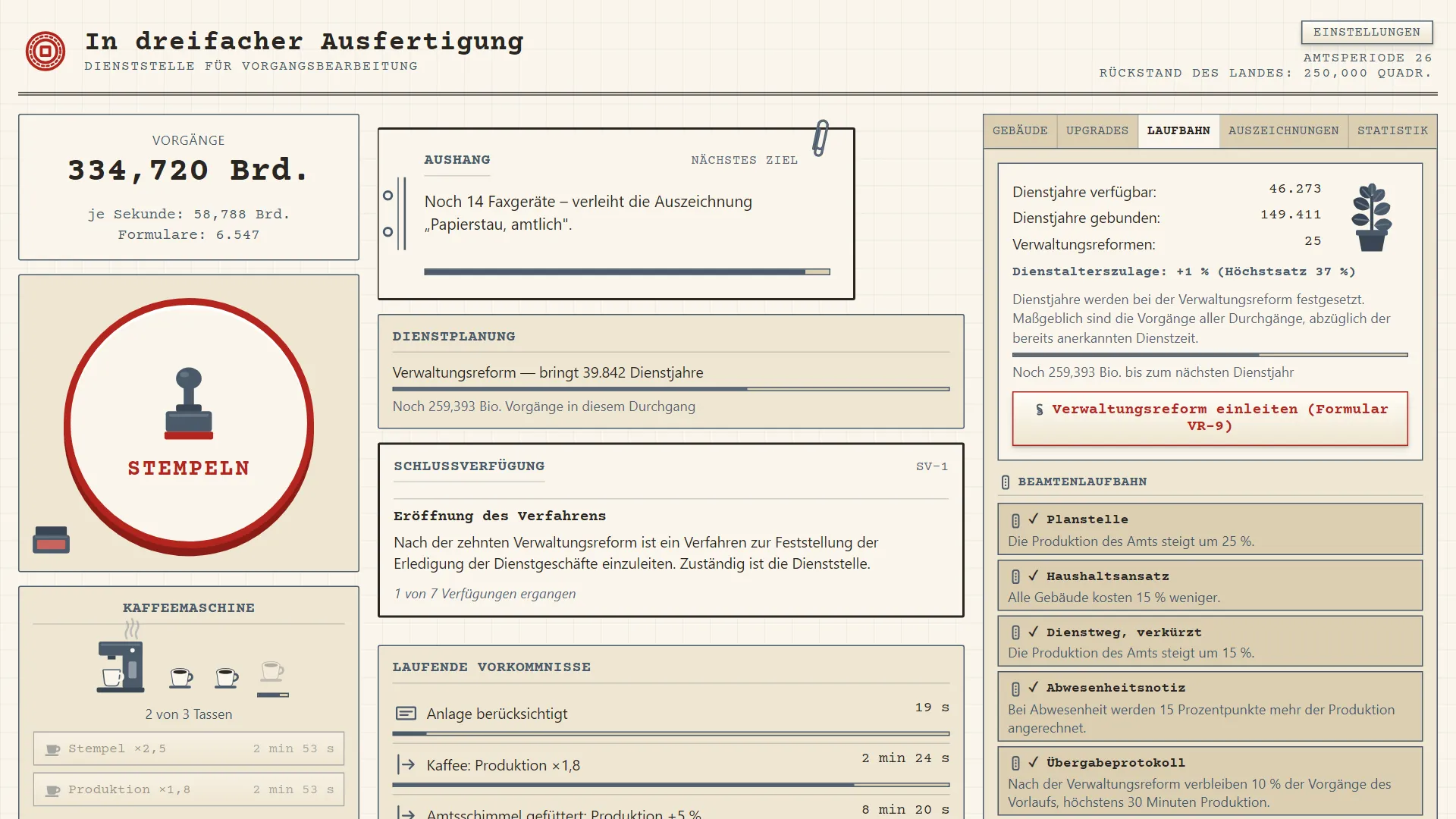 Laufbahn